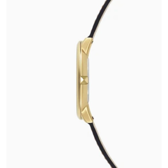 NWT Rebecca Minkoff Watch Tan Leather Satinless Steel Water Resistant Classic - Picture 3 of 9